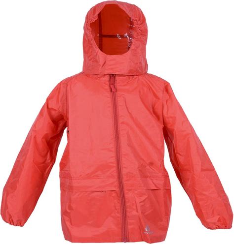 Dry Kids Packaway Waterproof Jacket Unisex Coat Ideal For Outside Play