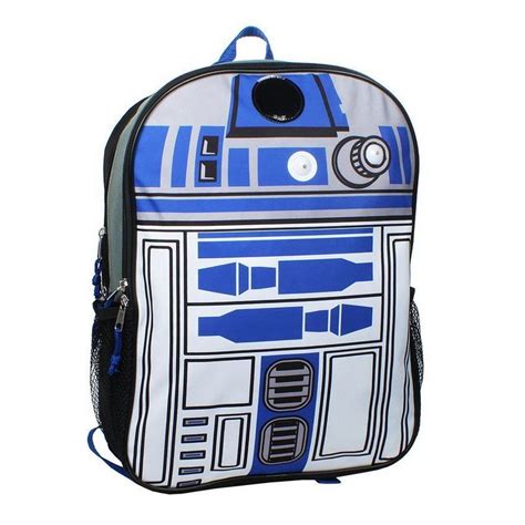 Star Wars R2d2 Backpack The Force Awakens Light Up Shoulder Bag Disney