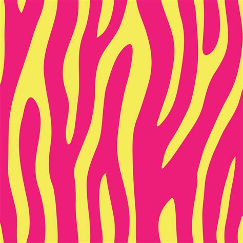 Abstract Colorful Animal Print Seamless Vector Pattern With Zebra