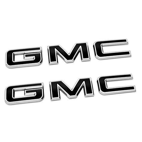 2020 Sierra 1500 Black Gmc Emblems Front Grille And Tailgate Without