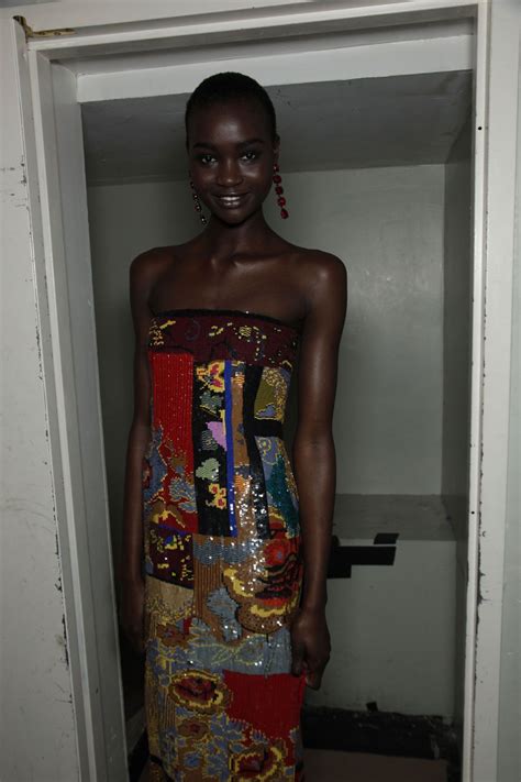 divalocity ataui deng for oscar de la renta fall 2011 rtw girly fashion afrocentric fashion