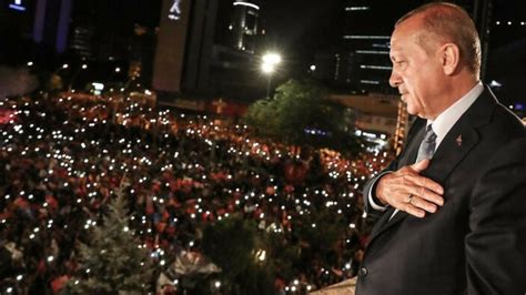 Cumhurba Kan Recep Tayyip Erdo An Se Imi Kazanmas Halinde Balkon