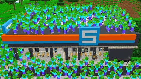 Minecraft pe mods & addons. 🧟 APOCALIPSIS DE ZOMBIES EN EL SUPERMERCADO EN MINECRAFT 😱 ...