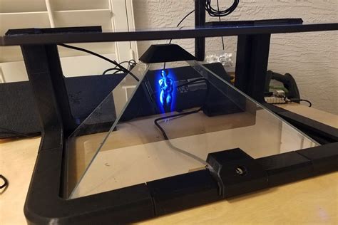 Man Builds A Homemade Hologram Generator To Bring Cortana To Life