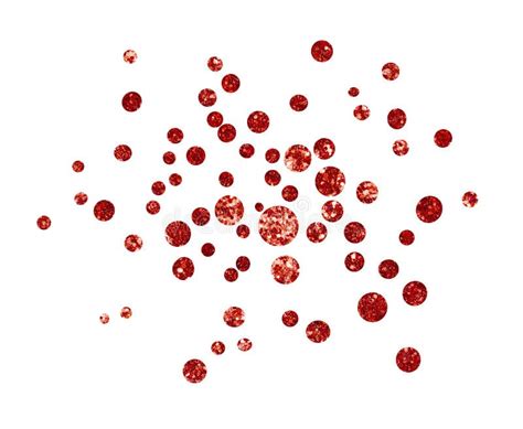 Red Glitter Confetti Stock Image Image Of Bright Decorative 87680447