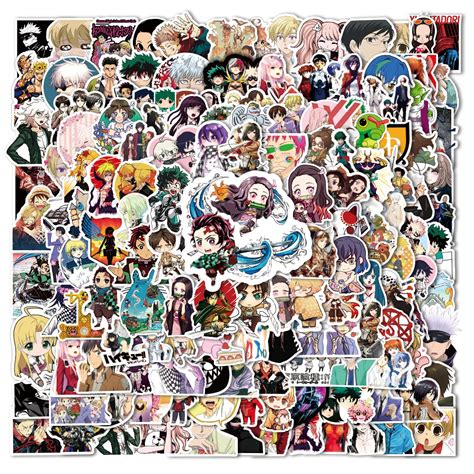 Buy Tqtyoy200 Pcs Anime Mixed Stickersvinyl Waterproof Stickers For