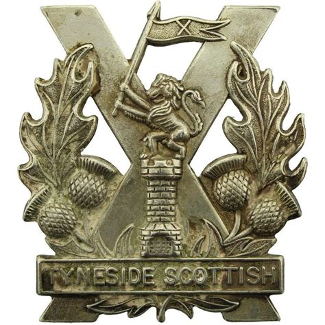 Ww1 Tyneside Scottish Regiment Cap Badge