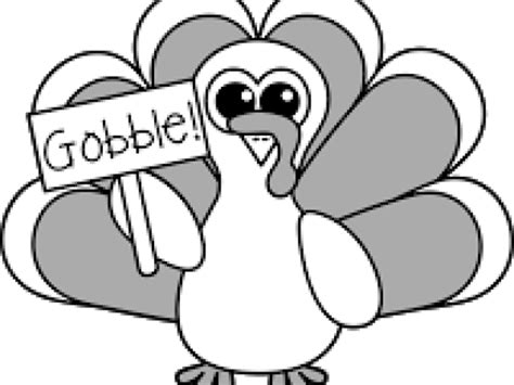 Download High Quality Turkey Clipart Black And White Transparent