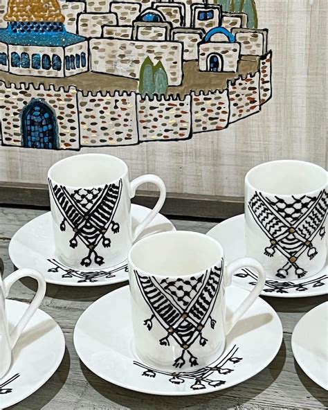Kuffia Turkish Coffee Cups Set Set Of 6 Cups Coffee Cups Etsy