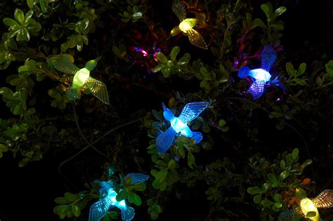 Essential Garden Solar Hummingbird String Lights 20 Ct