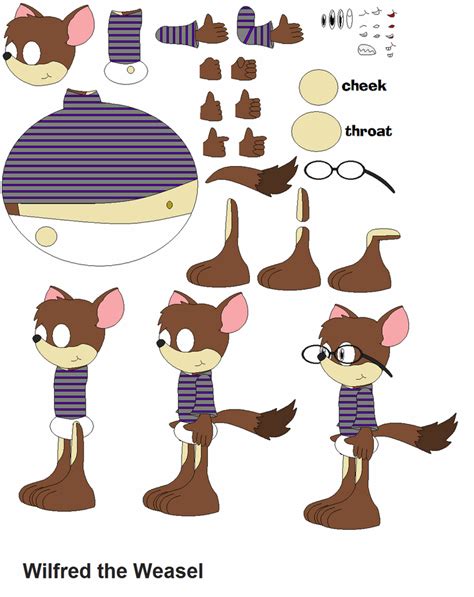 Character Builder Wilfred The Weasel By Foxprinceagain On Deviantart