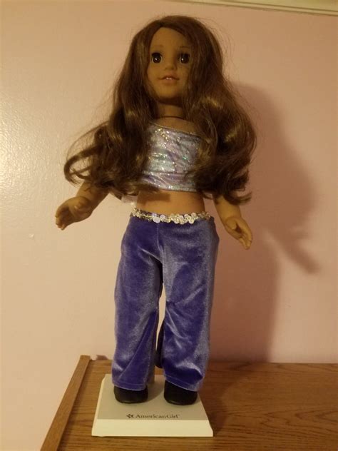Retired American Girl Doll Marisol Comes With Doll Stand And Her Dance Outfit Bundle With Her