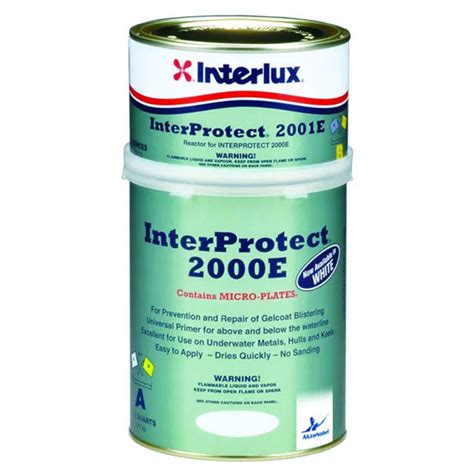 Interlux Interprotect 2000e 2 Part Epoxy Primer Gray 1 Quart Kit