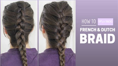 Double frenching is your next step here. How To French & Dutch Braid Your Own Hair - Loepsie