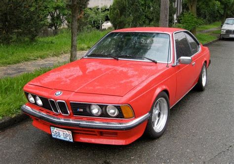 Bmw 630cs & 633csi, 1976. OLD PARKED CARS.: 1979 BMW 633CSI Euro Spec.