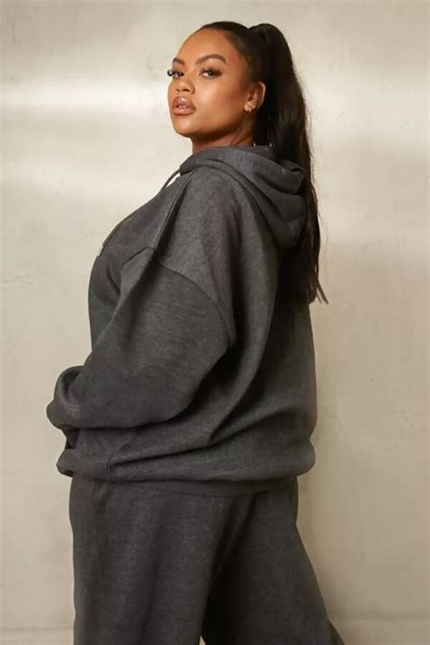 wholesale charcoal oversized pullover hoodie j5fashion