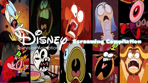 Disney Television Animation Cartoons Screaming Compilation Youtube