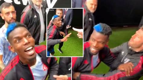Paul Pogba Clash With West Ham Fans Youtube