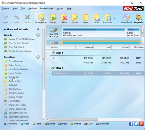 Its support covers fat12, fat16, fat32, vfat, ntfs, and ntfs5 file systems. Test de MiniTool Partition Wizard : Mieux gérer ses ...