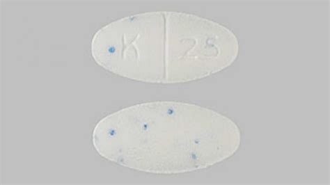 K 25 White Oval Pill Uses Dosage And Warnings Health Plus City