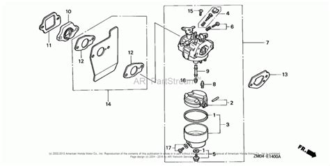 Honda Gc160 Engine Parts Diagram