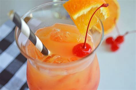 Tequila Sunrise Cocktail Recipe Sunny Sweet Days