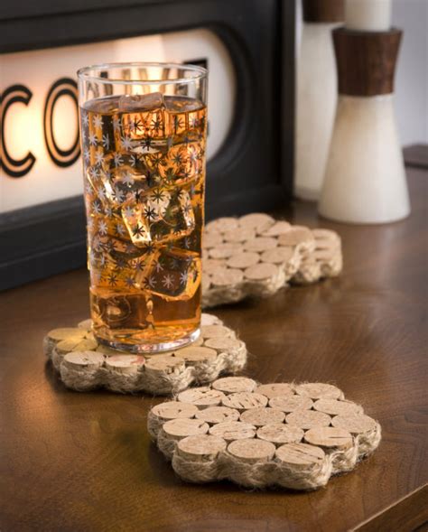 Wine Cork Coasters Look Great On A Budget Diy Candy
