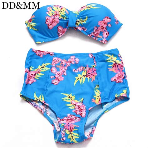 Ddandmm Bikini Sexy Floral Print Swimwear Women Swimsuit Brazilian