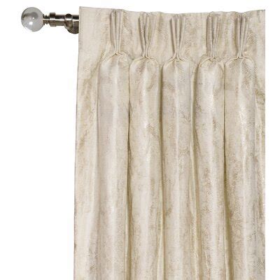 Blackout patio one curtain sliding door window panel polyester four colors. Patio Door Pinch Pleat Drapes | Wayfair