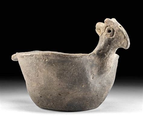 Mississippian Pottery Bowl W Bird Head And Tail Tld For Sale At