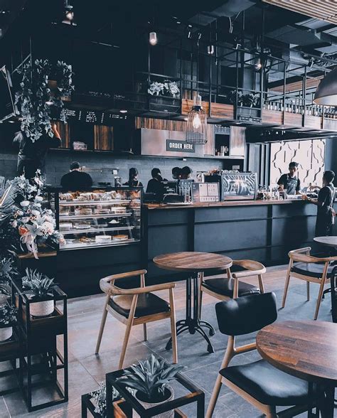 Coffee Shop Industrial With Wood Theme Artofit