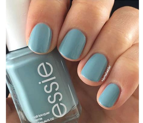 Loving This Essie Teal Light Blue Polish Nails Sns