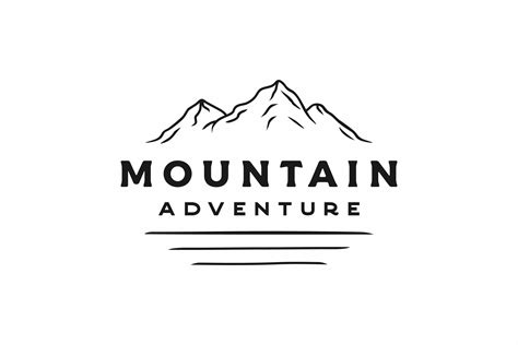 Minimalist Landscape Hill Mountain Logo Graphic By Weasley99
