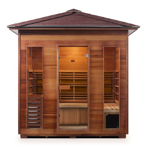 Enlighten Sunrise 5 Person Outdoorindoor Traditional Sauna — Usa