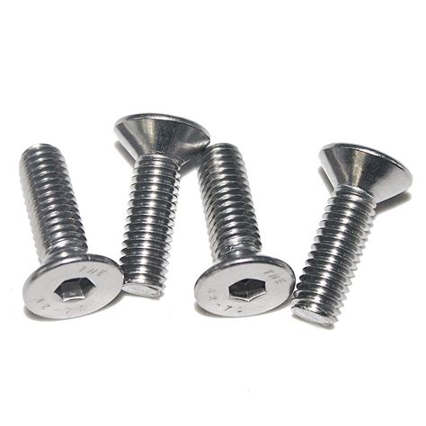 Fullerkreg Stainless Steel Hex Drive Flat Head Screw M X Mm