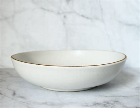 Salad Bowl White Matte Tanteri Ceramics