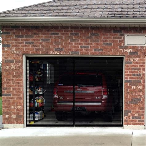 Buy Premium Garage Door Screen For 1 Car Garage 10x7ft Durable Heavy