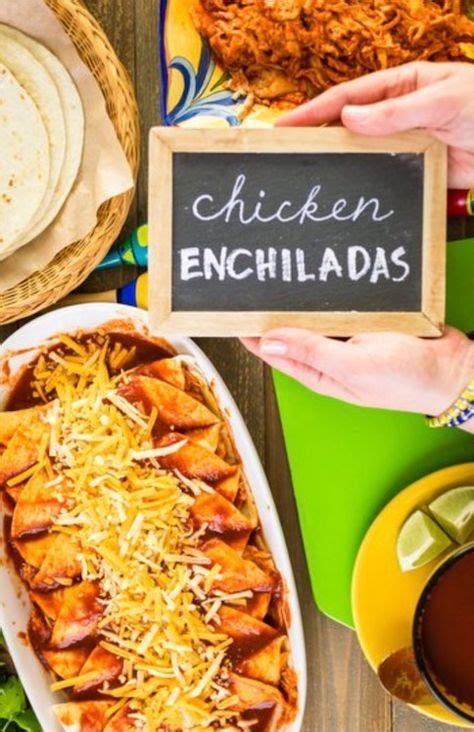 5 Ingredient Slow Cooker Chicken Enchilada Casserole With Images