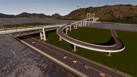 Double Decker Rail Bridge Citiesskylines