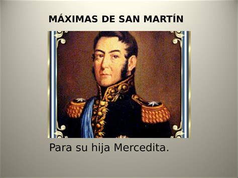 Calaméo Máximas De San Martín A Su Hija Mercedes