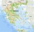 Greece Map Geographical