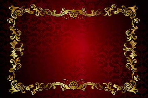 100 Red And Gold Background S