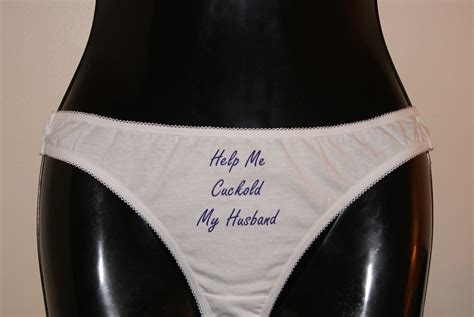 help me cuckold my husband hotwife panties knickers underwear size 8 10 12 14 16 ebay