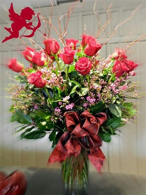Beautiful Rose Arrangement For Valentines Day Valentines Day