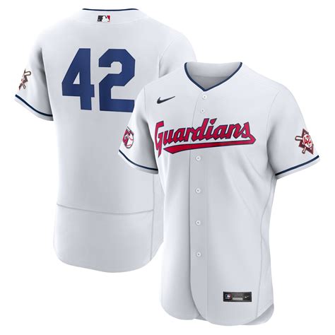 Jackie Robinson Cleveland Guardians Nike Authentic Player Jersey White Sed98 Best Deals