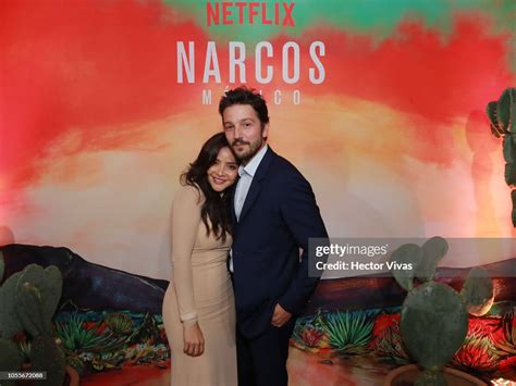 Teresa Ruiz And Diego Luna Pose During Netflix Narcos Cocktail Party News Photo Getty Images