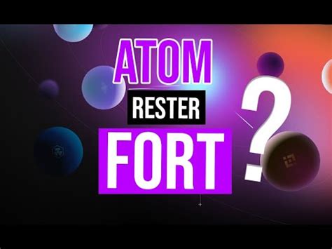 Atom Une Ann E Int Ressante Analyse Crypto Cosmos Youtube