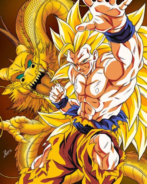 Goku Ssj3 Mini Poster By Zala77s On Deviantart Anime Dragon Ball Goku Anime Dragon Ball
