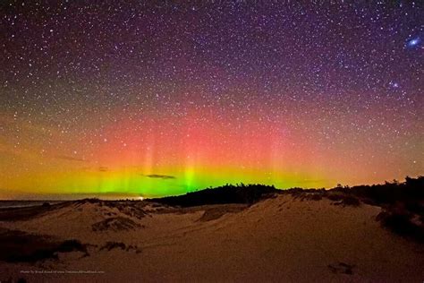 The Northern Lights As Seen From The Ludington Michigan Area Northern