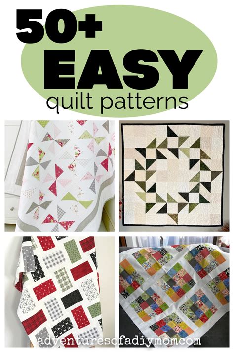 50 Easy Quilt Patterns For Beginners Adventures Of A Diy Mom